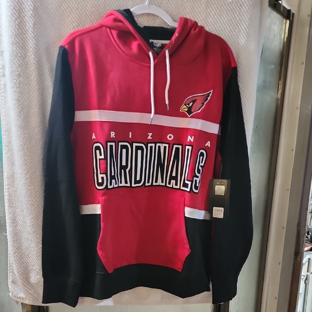 NFL Arizona Cardinals Red and Black Hoodie